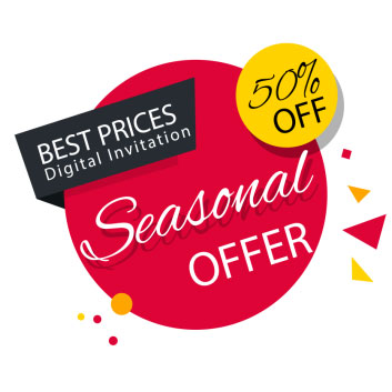 Discount in Sappix Invitation Cards